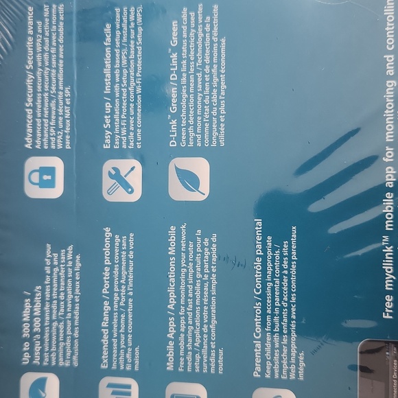 D-Link N300 Wireless Router. SEALED. NEW - Picture 2 of 13